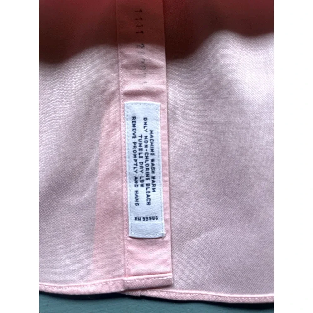 Brooks Brothers Pink 3/4 Sleeve‎ Button Down Shirt Women's 4 Preppy Classic